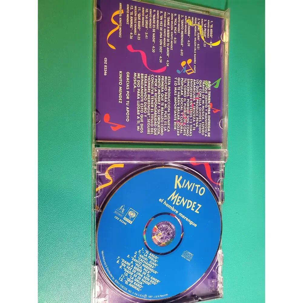Kinito Mendez - El Hombre Merengue Latin (US Version, CD)